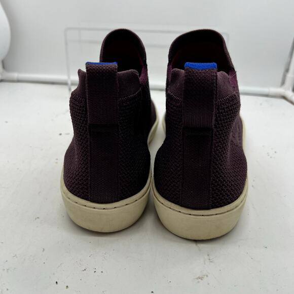 Rothy's Shoes Womens 9 The Chelsea Boot Bootie Ankle Knit Pull on Purple - Picture 3 of 8